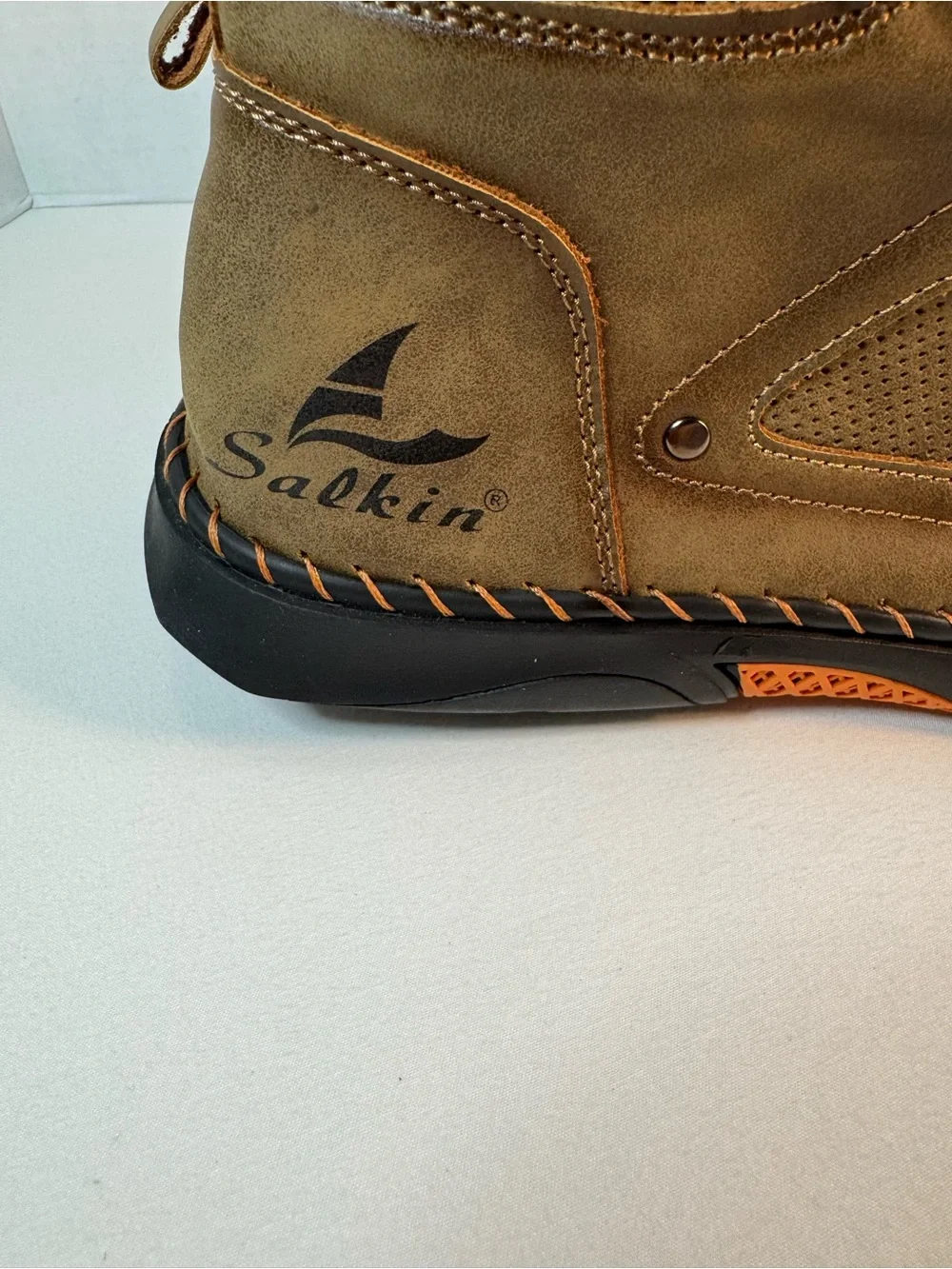 Salkin Men's 2.0 Trail Barefoot Boots Leather Waterproof Shoes US 12 NEW